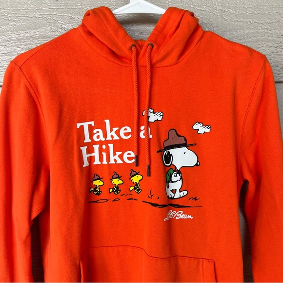 Limited Edition LL Bean x Peanuts Collab Hoodie Sweatshirt Snoopy - Picture 3 of 6
